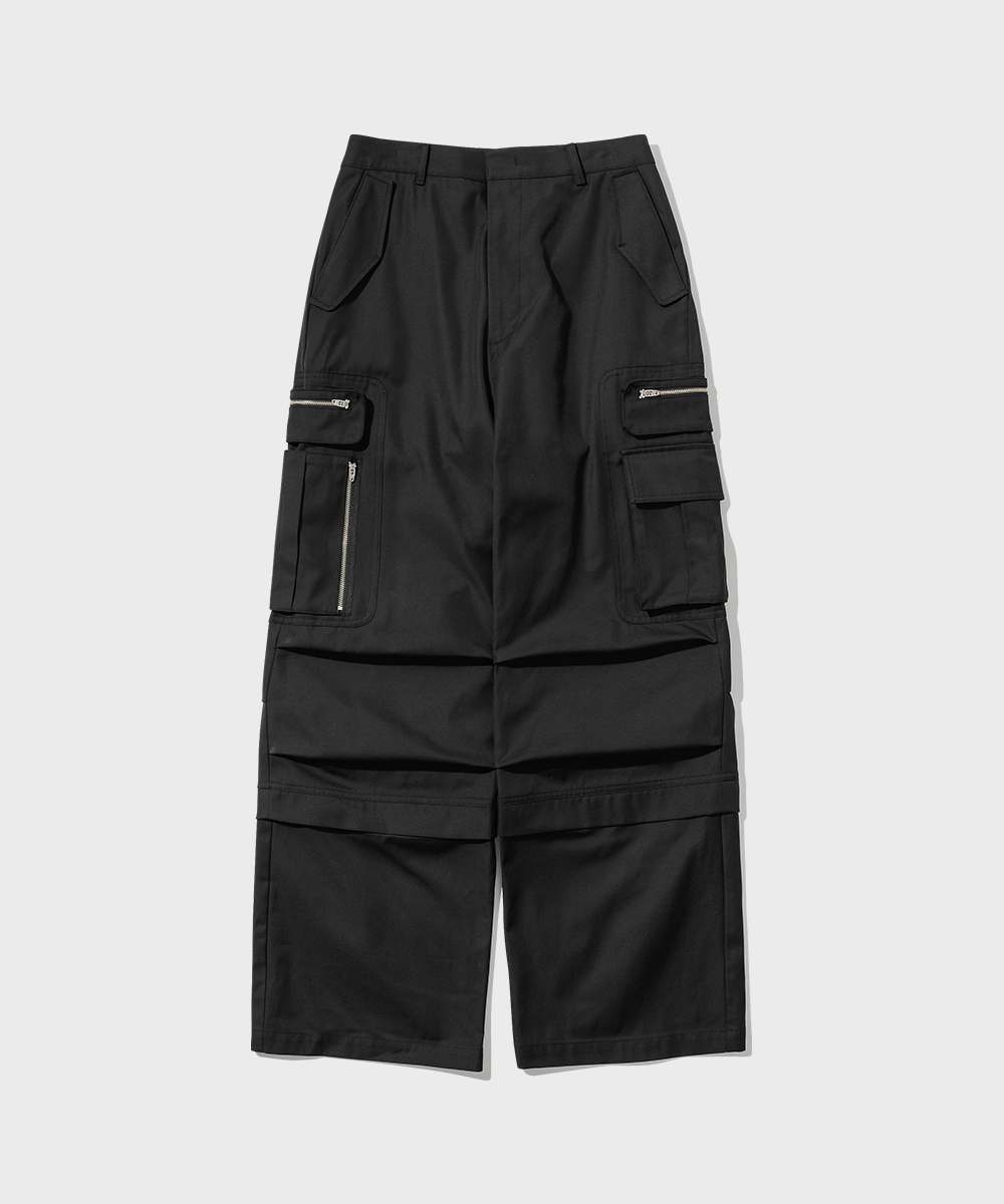 Out Pocket Cargo Pants_Black